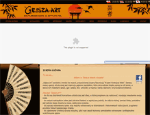 Tablet Screenshot of gejsza-art.pl